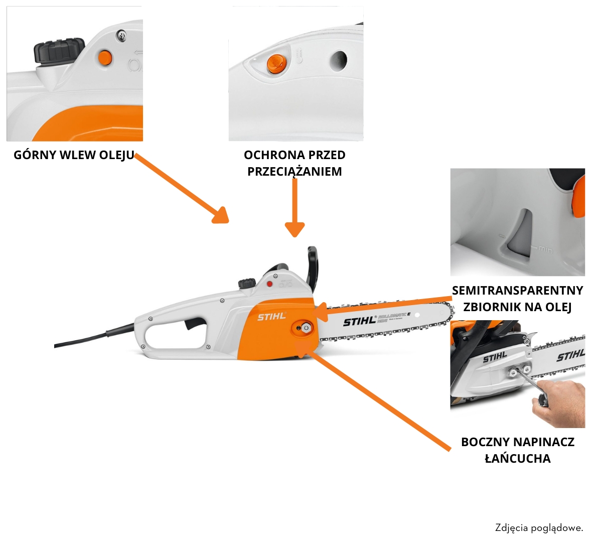 pilarka elektryczna lancuchowa stihl mse 141 c-q 1400w 38 cala p pmm3 systemy